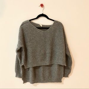 *SUMMER SALE* Nasty Gal Asymmetric Sweater